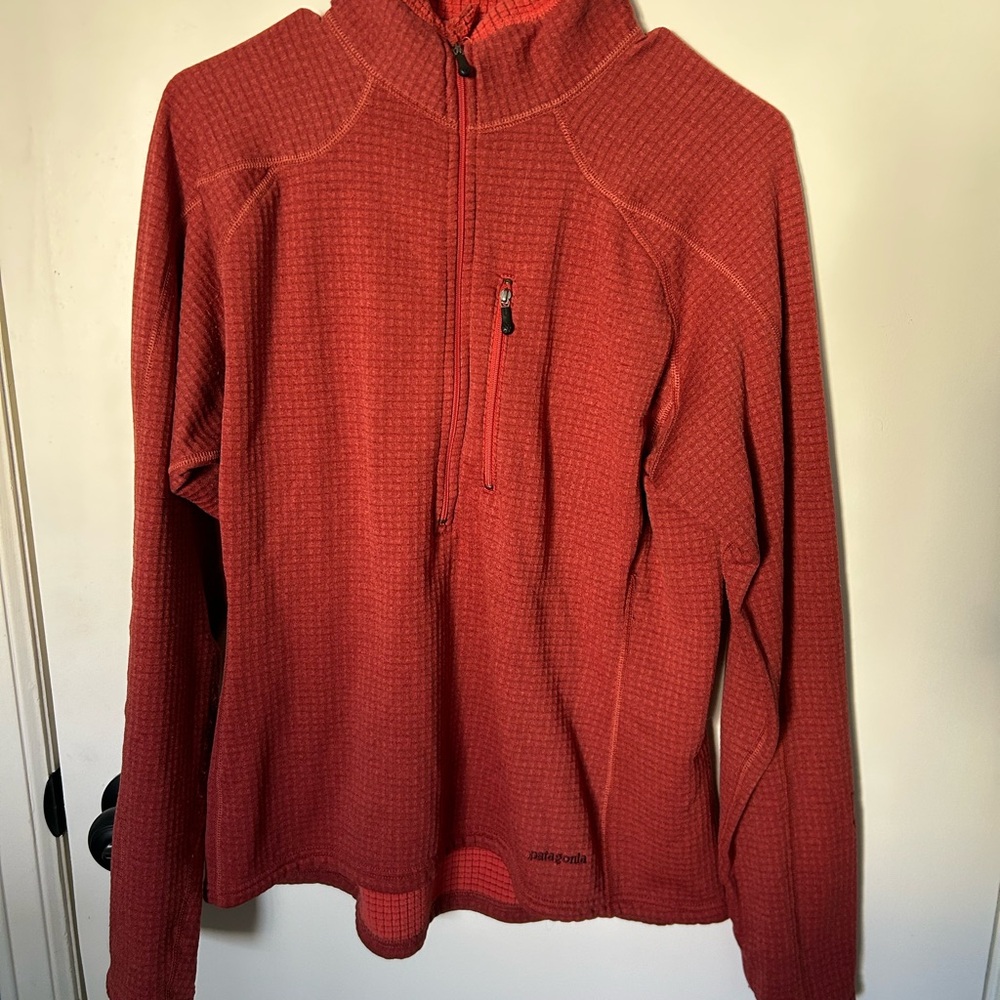 Patagonia Zip-Up Sweater in Red